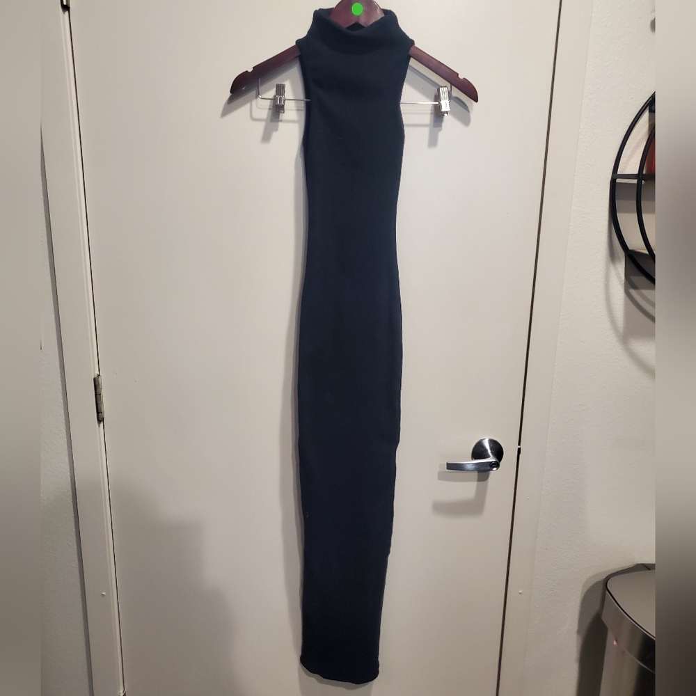 Fashion Nova Long Black Dress XS